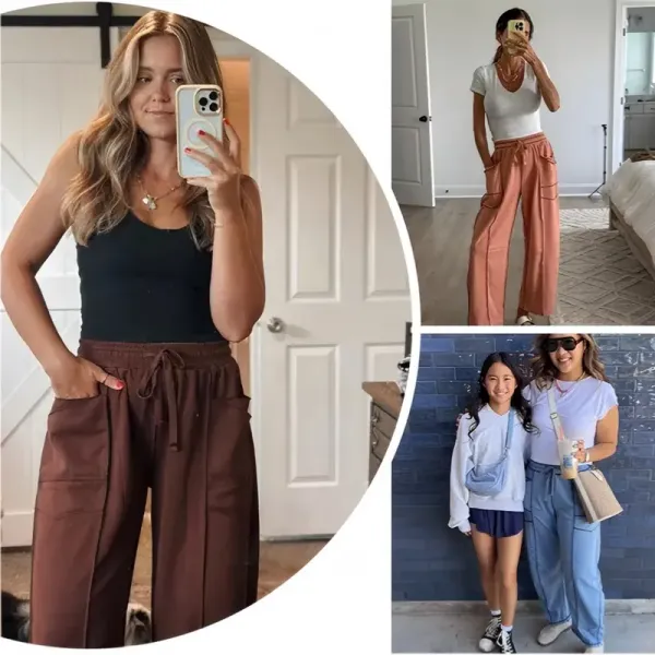 Women's Loose Wide-Leg Yoga & Casual Pants