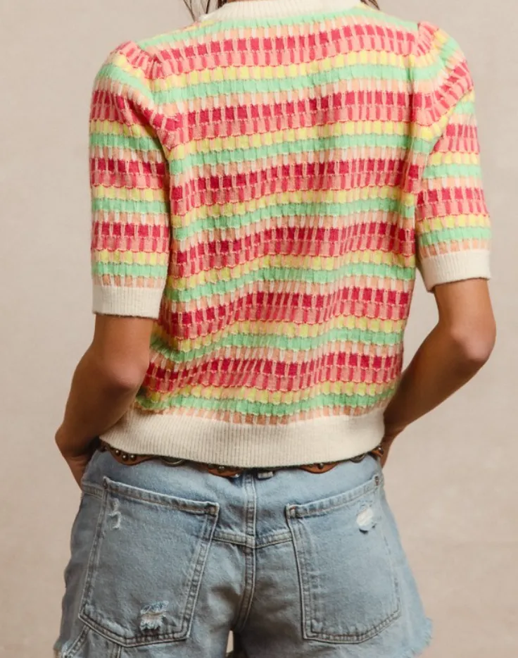 Bright Striped Sweater