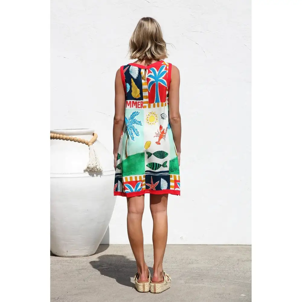 Beach Shift Casual Dress