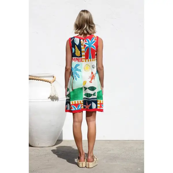 Beach Shift Casual Dress