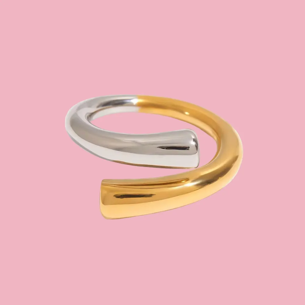 Mixed Finish Accent Ring