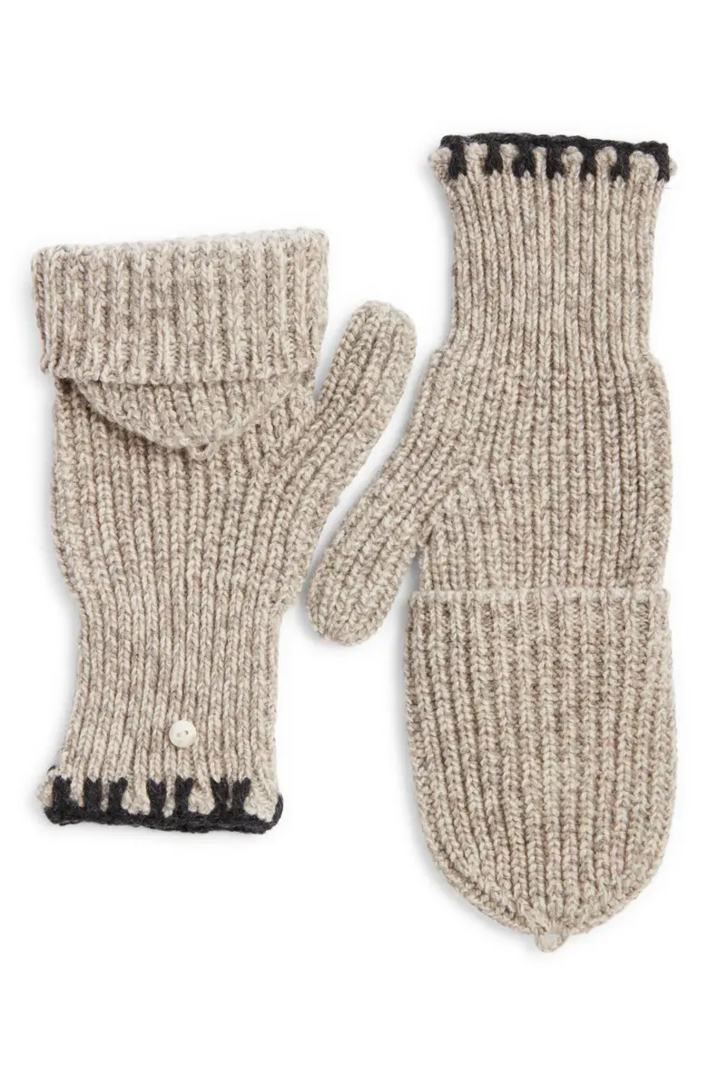 Ingrid Wool Blend Foldover Mittens