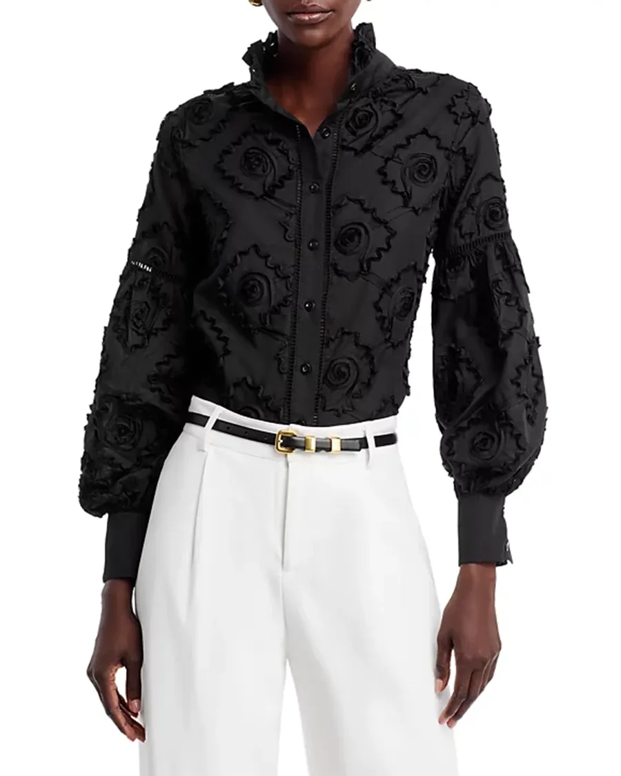 Casual Style Floral Print Shirt