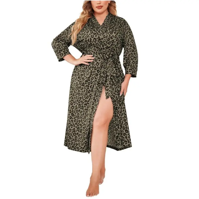 Women's Plus Size Kimono Robe