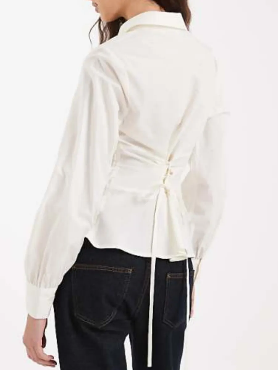 Pleated Waist Shirt