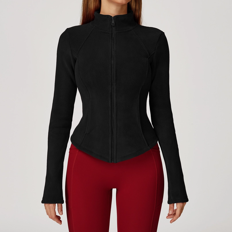 High Collar Full-Zip Jacket