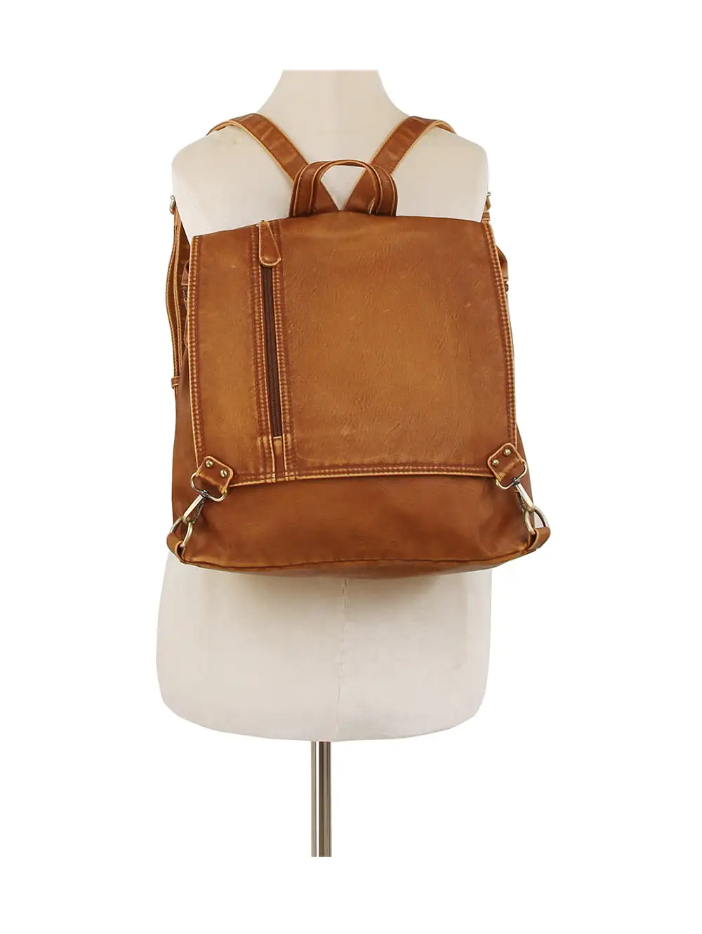 Structured Flap Casual Backpack