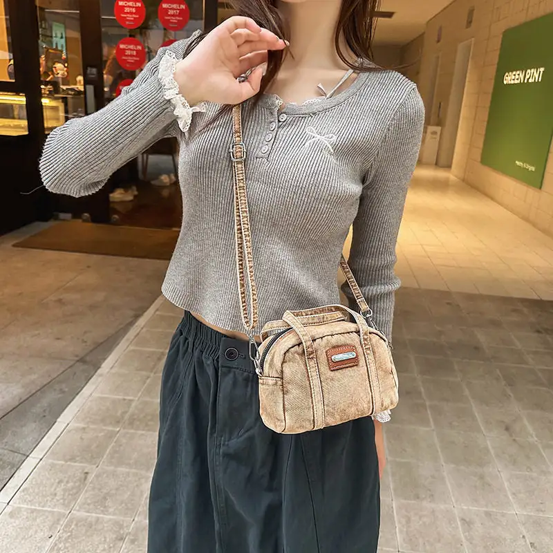 Denim Mini Casual Shoulder Bag