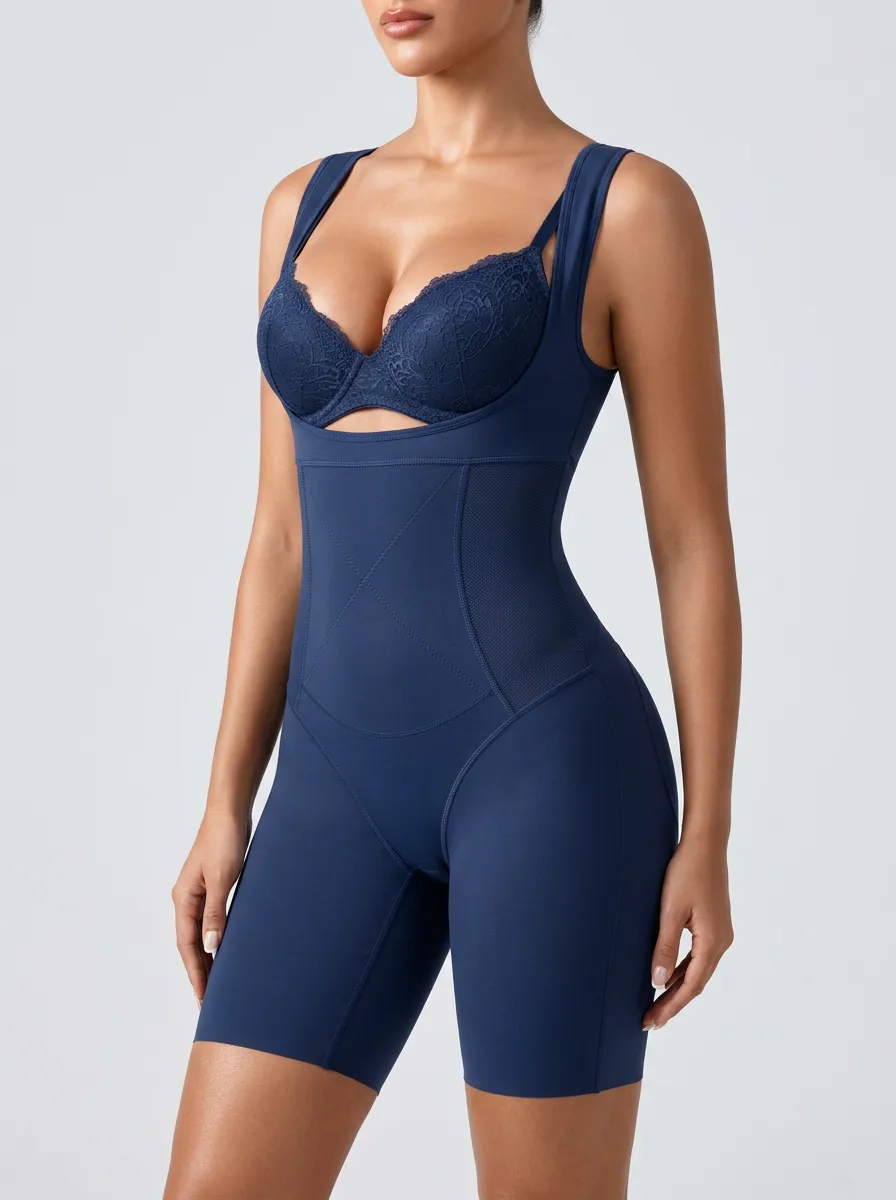 Women's Tummy Control Open Bust Seamless Body Shaper