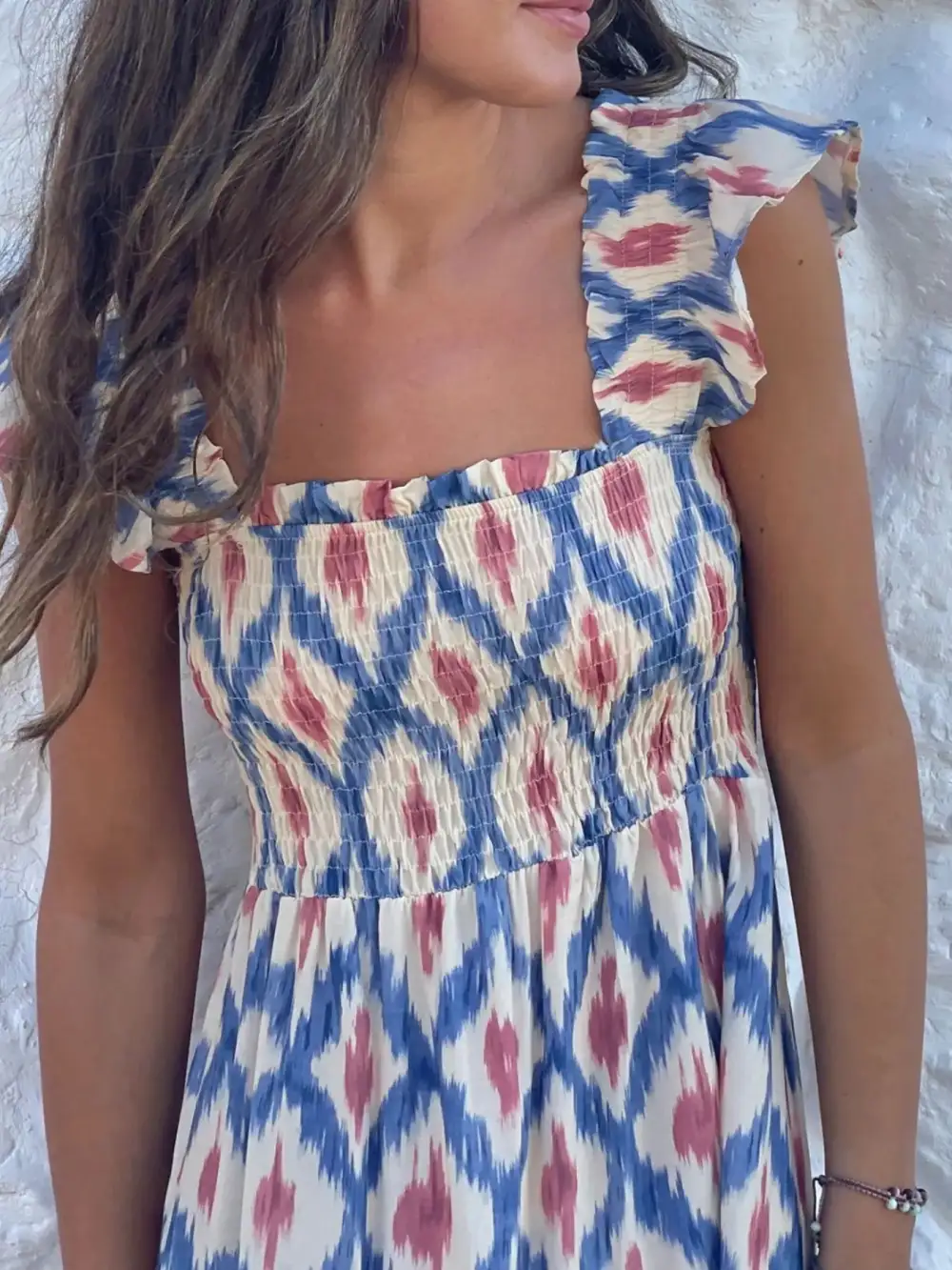 Ruffle Smocked Maxi Dress
