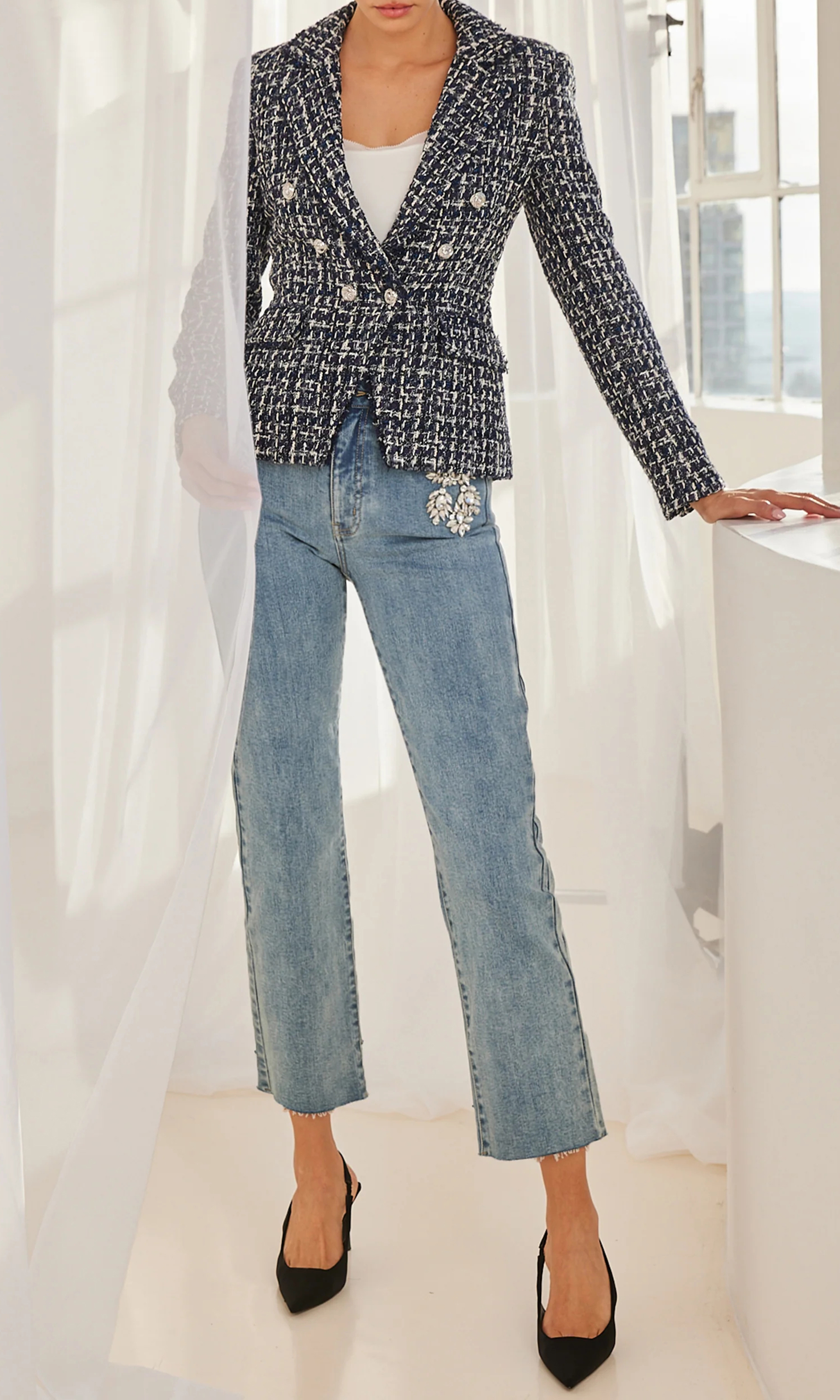 Crystal Cropped Jeans