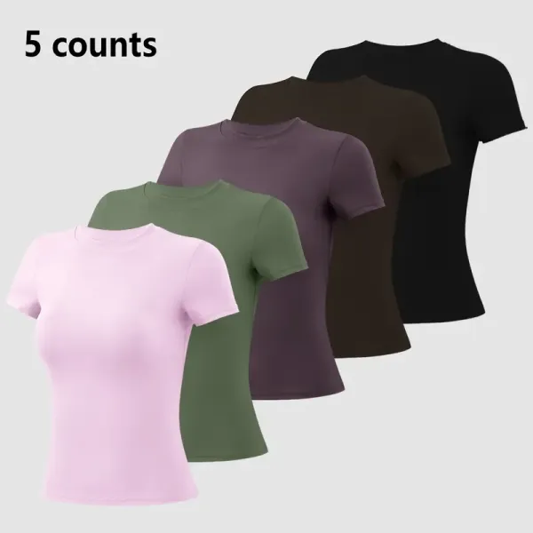 Women's Athletic Wear Sporty Style Clothes gym shirts workout tops