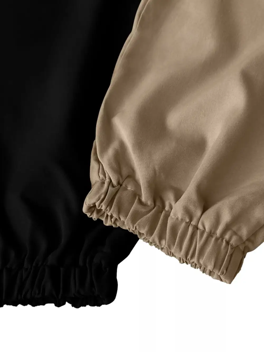 Piece Elastic Waist Cargo Pants