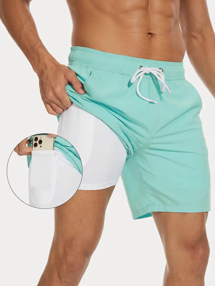 Lined Swim Trunks