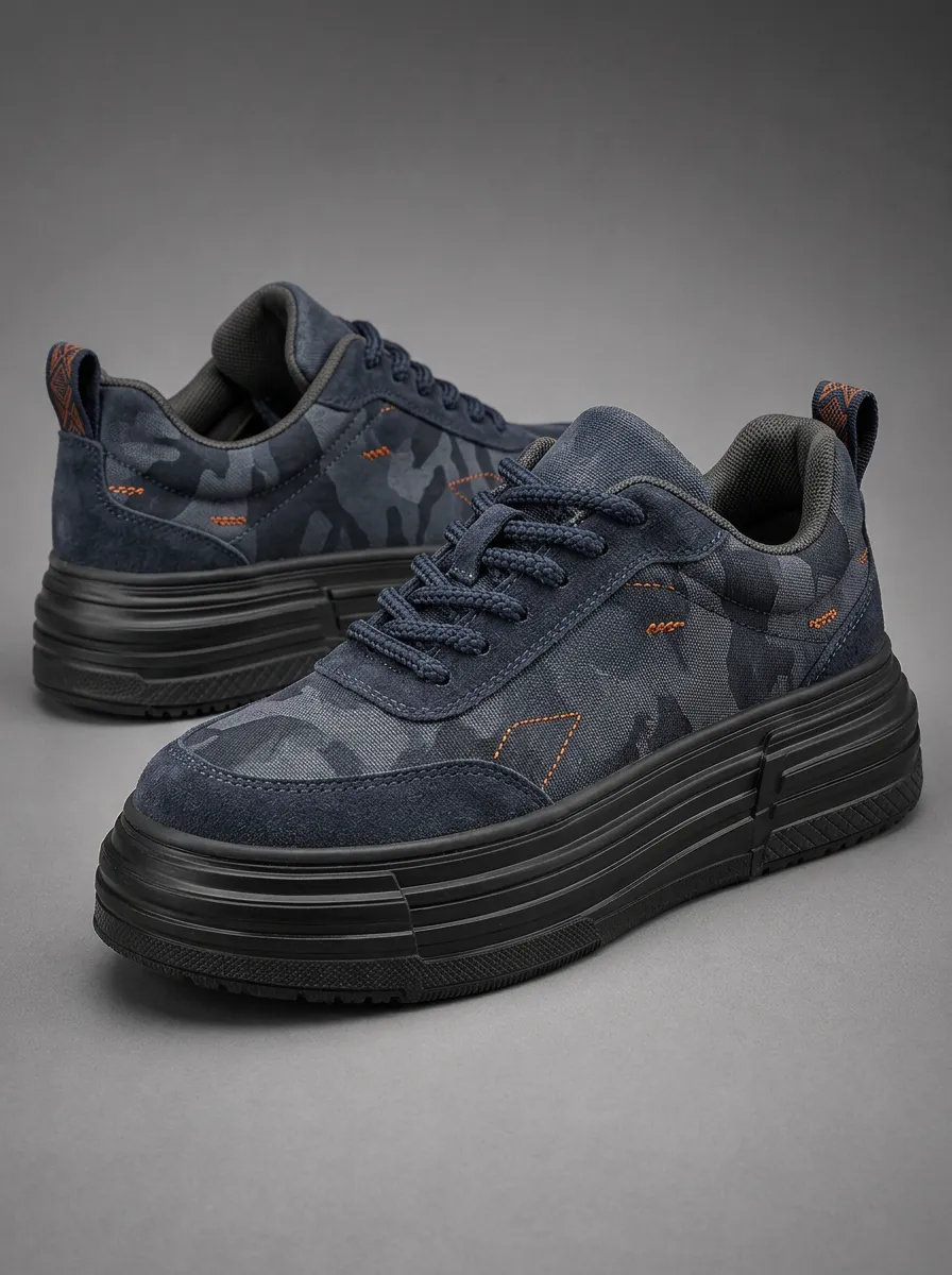 Men's Camo Pattern Patterned Skate Shoes