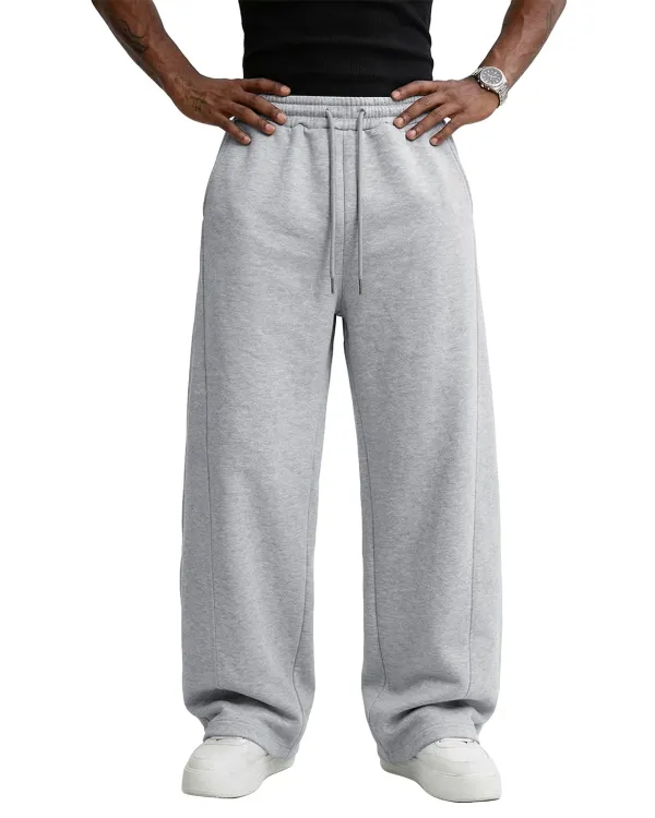 Men's Baggy Sweatpants - Light Gray
