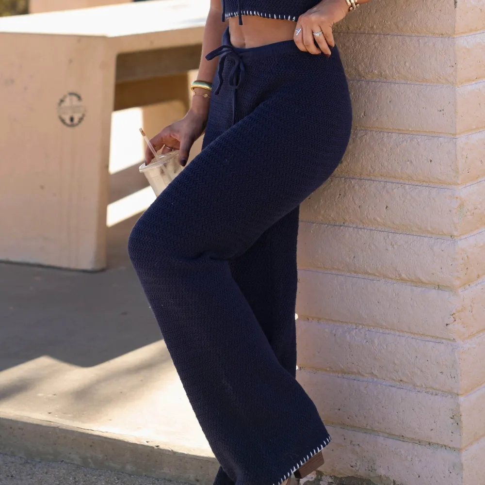Knit Drawstring Pants