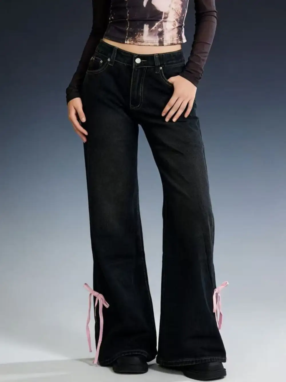 Flare Leg Denim Jeans