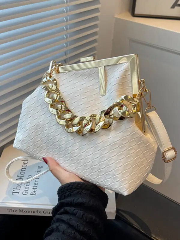 Soft Geometric Shoulder Bag