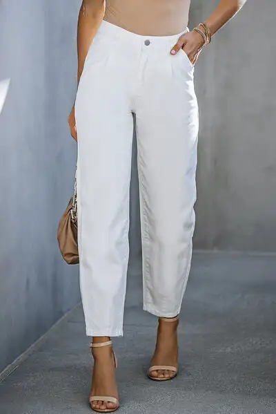 Woven Smooth Denim Jeans
