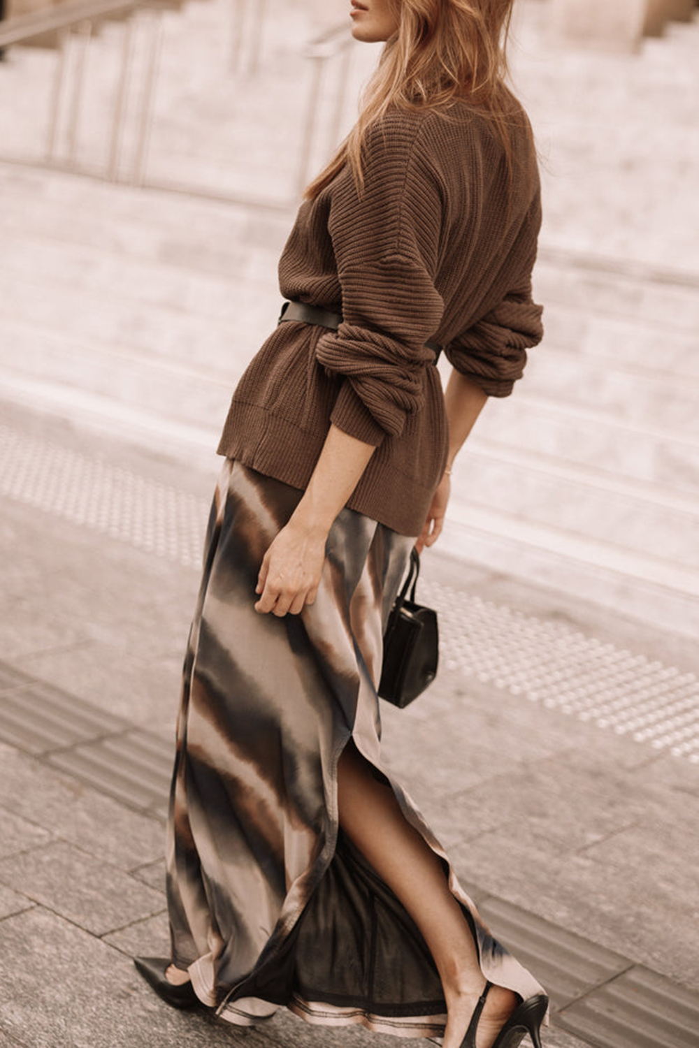 DUSK PRINT MAXI SKIRT