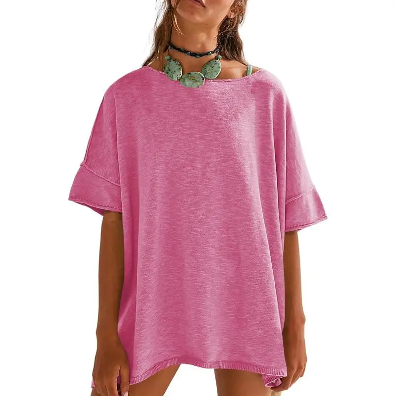 6PACK-Mineral Wash Oversized Top