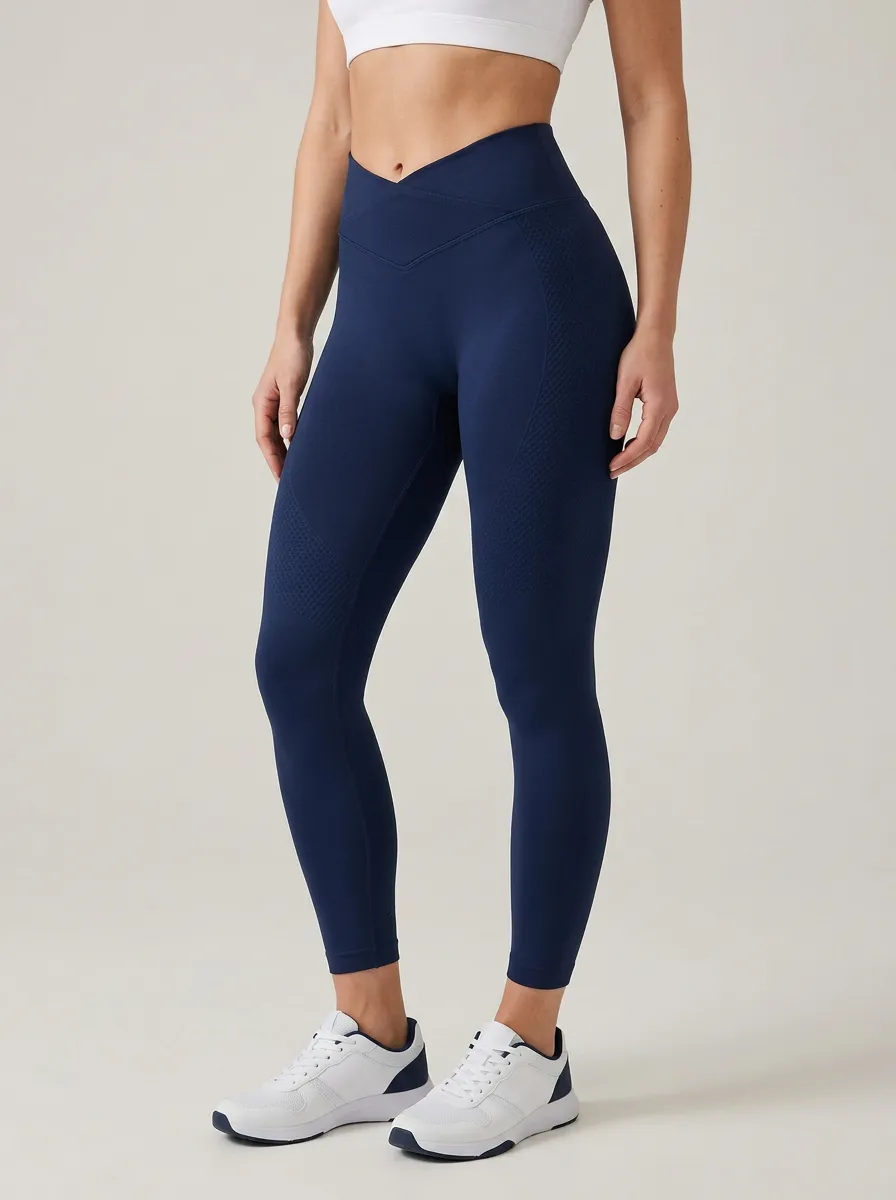 Seamless Pocket Detail High Waist Shaping Leggings