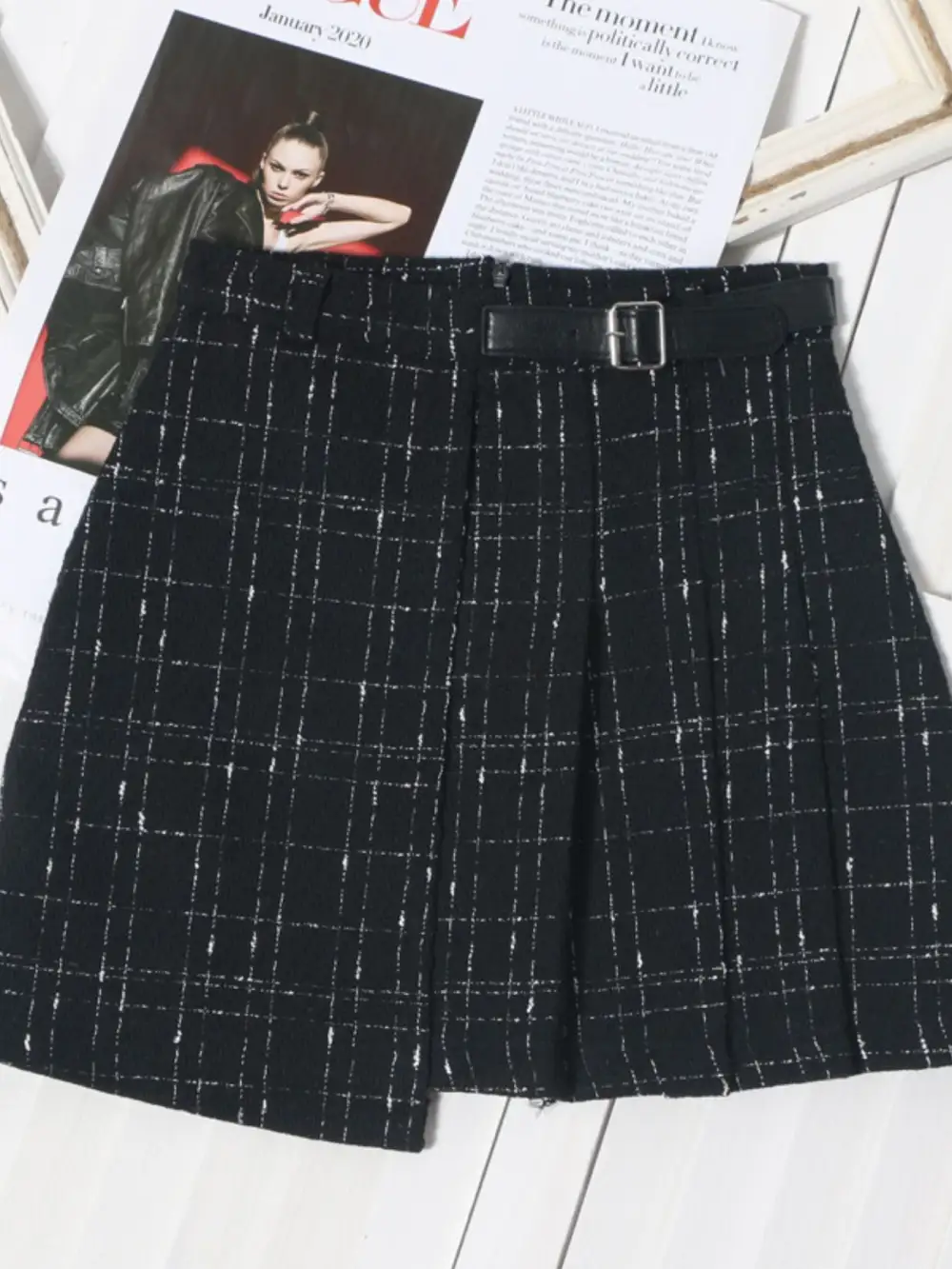 Comfy Pleated Ruched Skirt