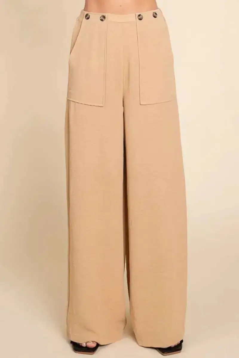 High Waist Wide Leg Cargo Pants Comfy And Trendy