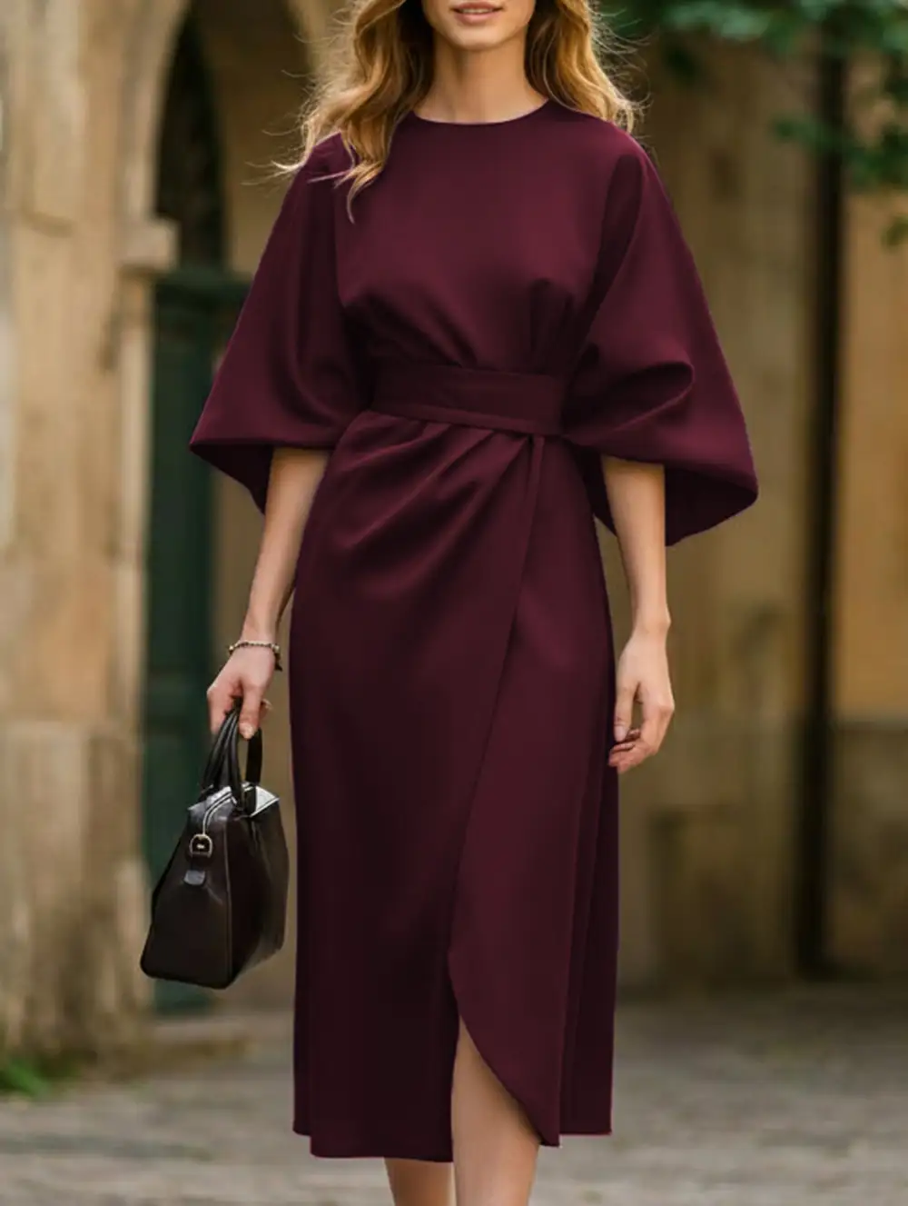 Clean Line Waist Dress