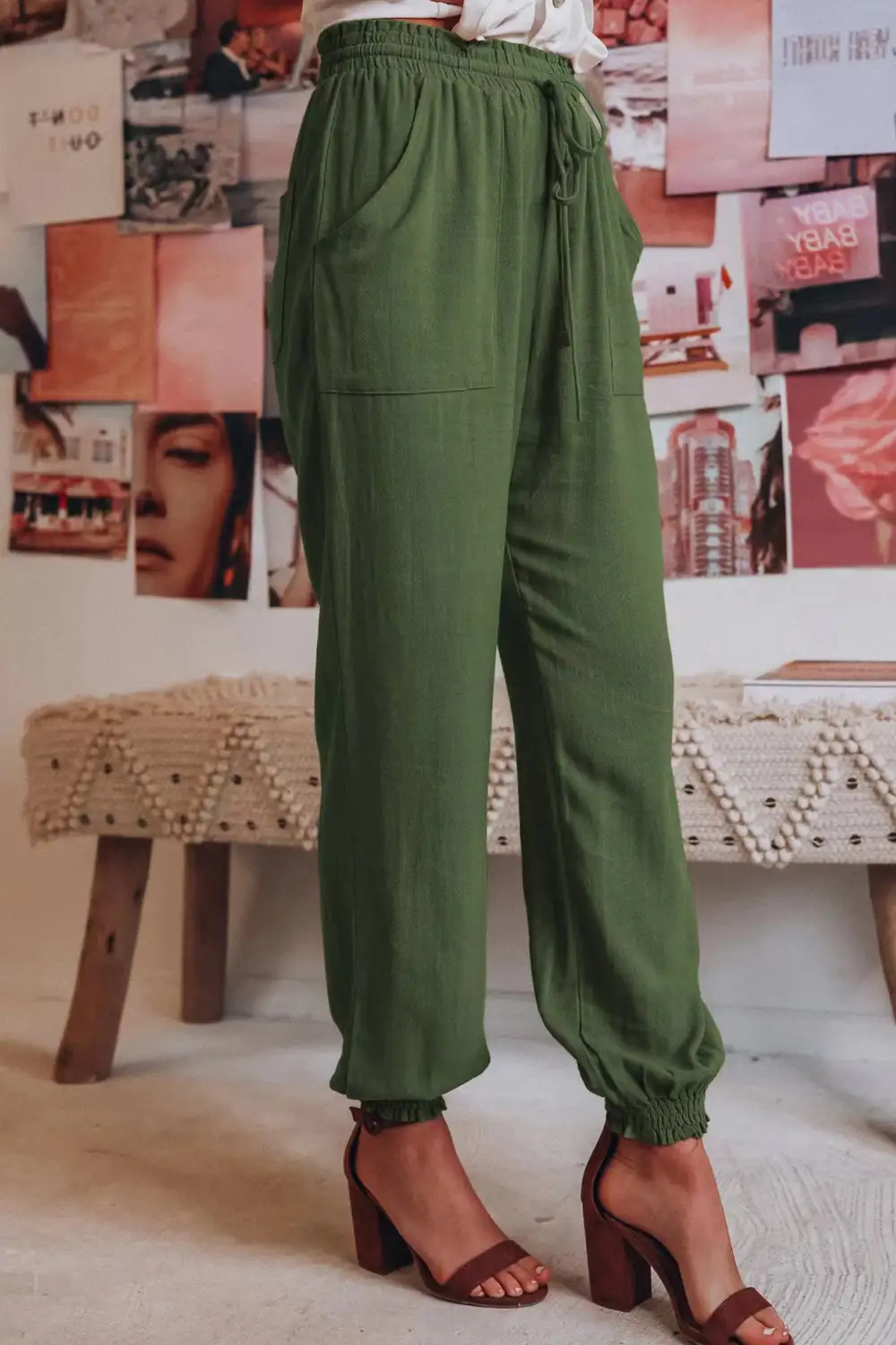 Relaxed Drawstring Everyday Pants