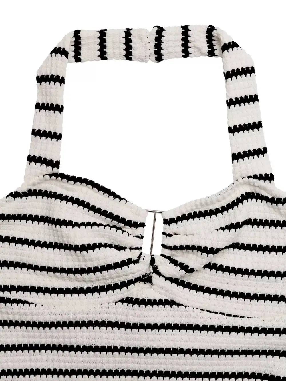 Striped Knit Mini Dress
