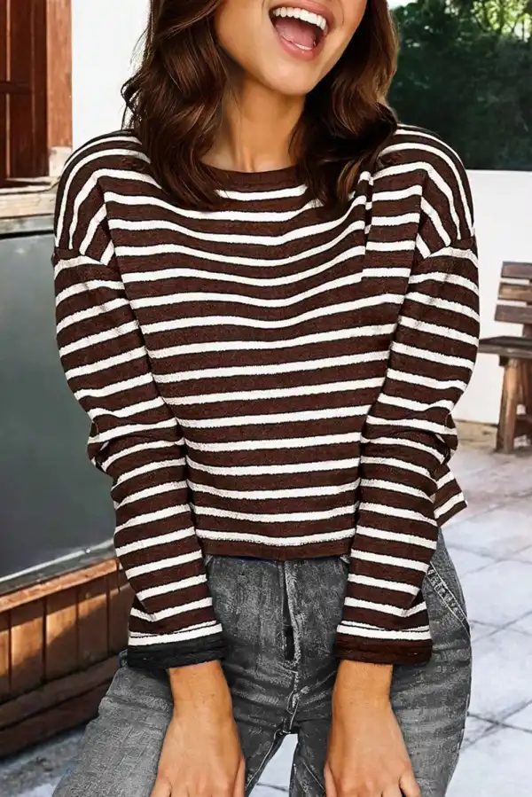 Striped Layered Long Sleeve Tee