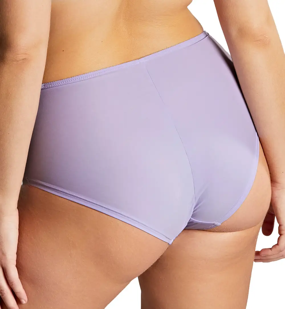 Everyday High-Waist Lace Cotton High-Leg Brief Panty