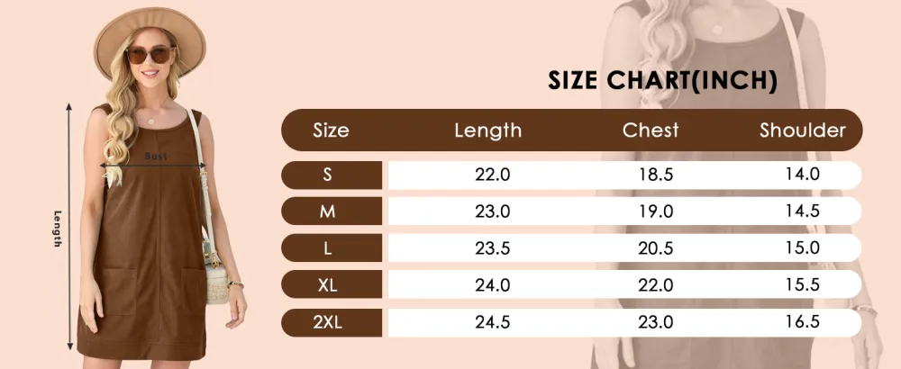 👗 Women’s Corduroy Overalls Dress – Soft, Cute & Effortlessly Stylish