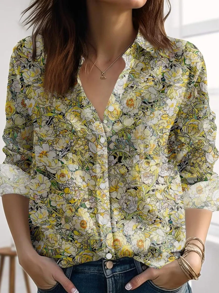Floral Button Up Shirt