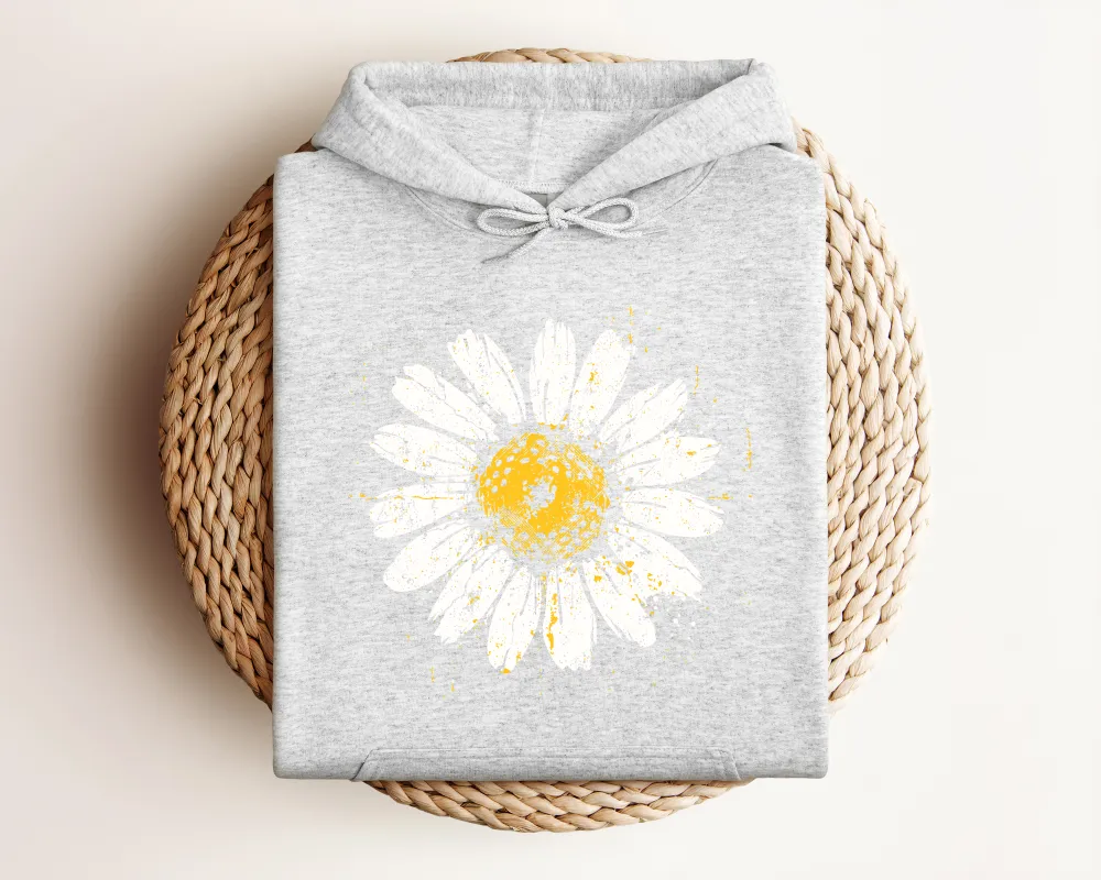 Daisy Graphic Pullover Hoodie