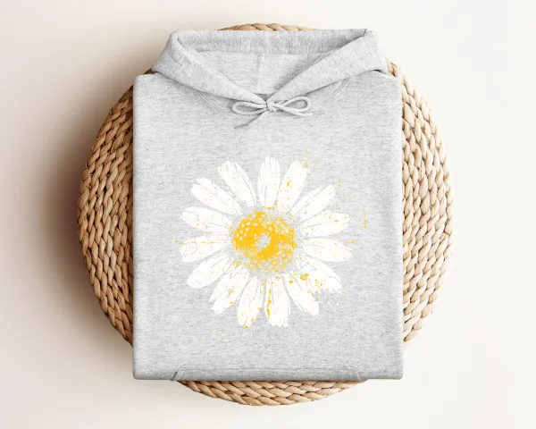 Daisy Graphic Pullover Hoodie