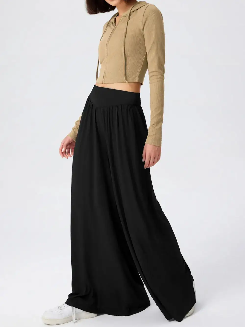 Flowy High Waist Wide Leg Pants