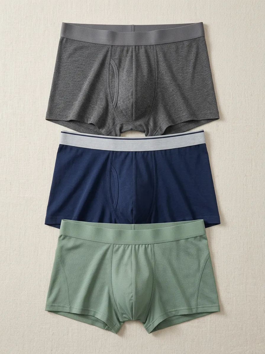 Breathable Boxer Briefs Set