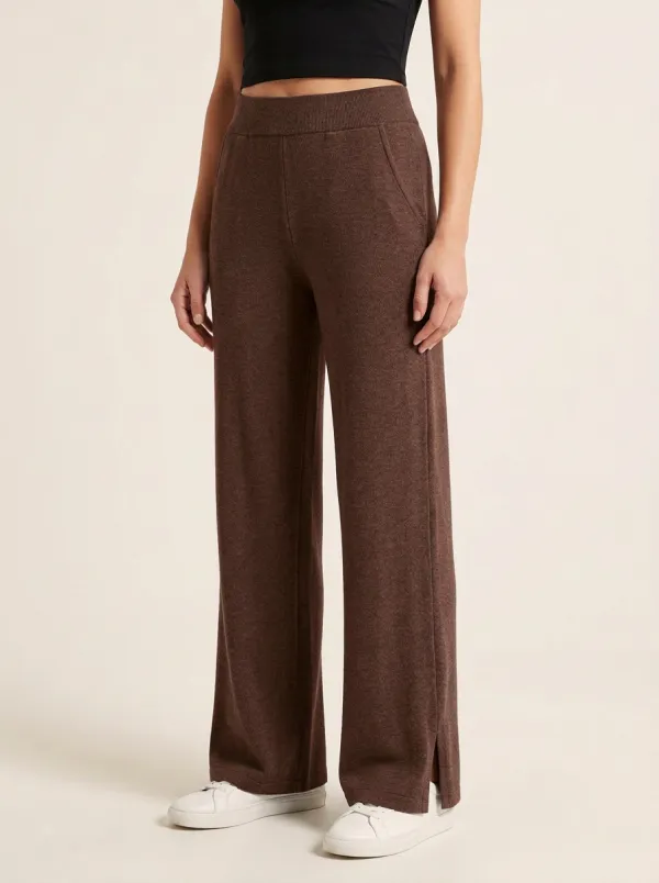 Modern Wide-Leg Solid Printed Women's Wide-Leg Pants