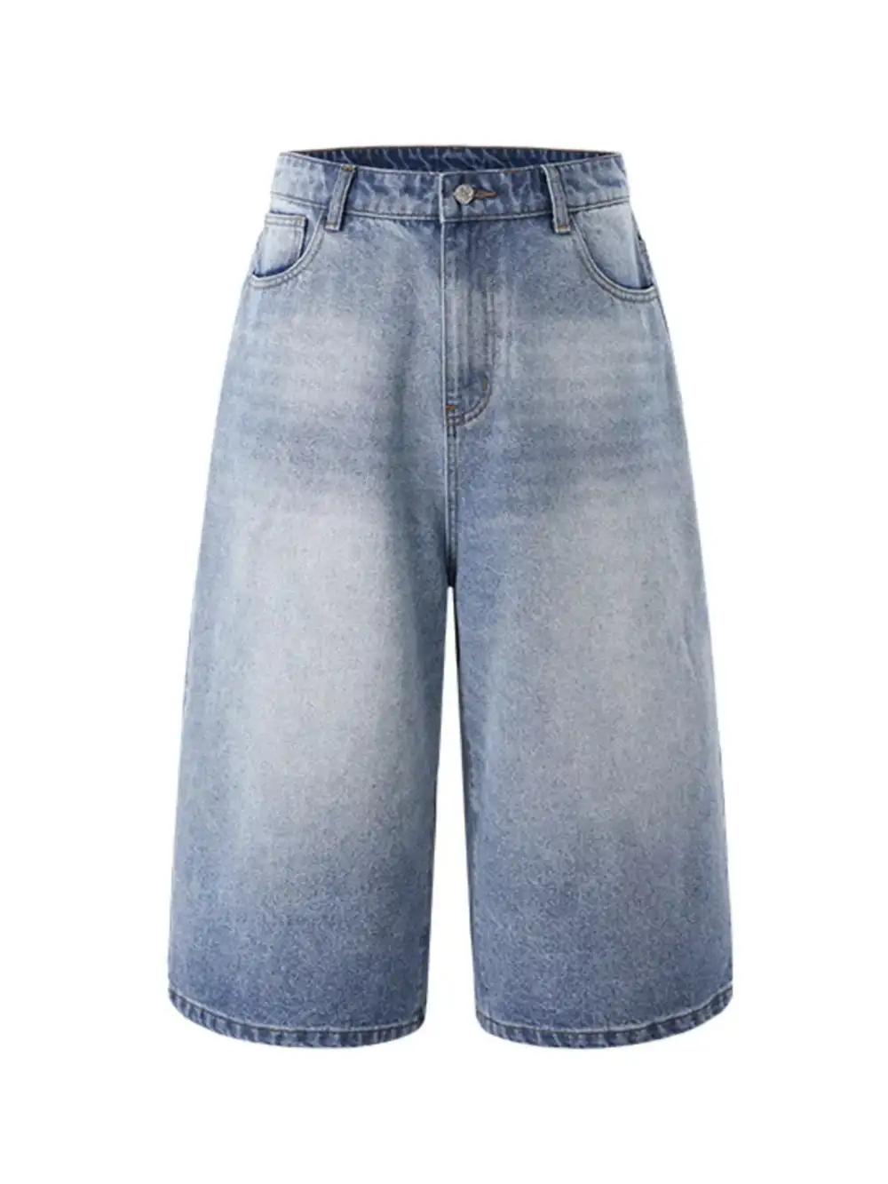 Refined Men's Wide Leg Denim Shorts