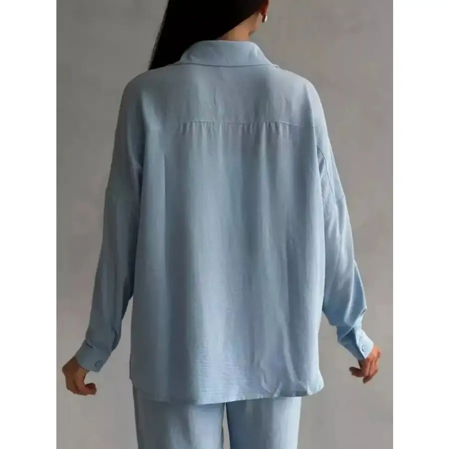 Button Down Shirt and Pants Set