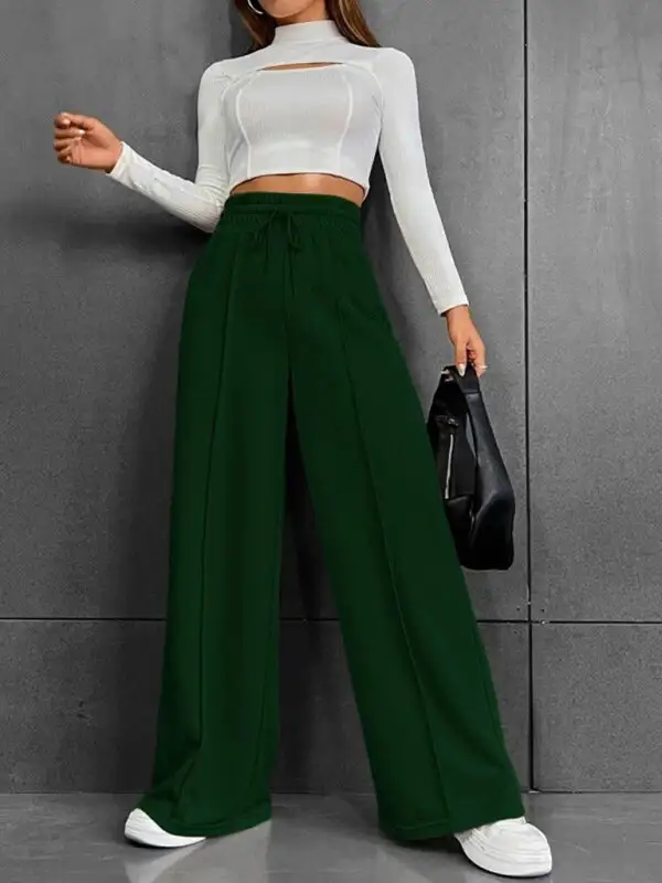 Straight Leg Loose Sweatpants Wide Outdoor