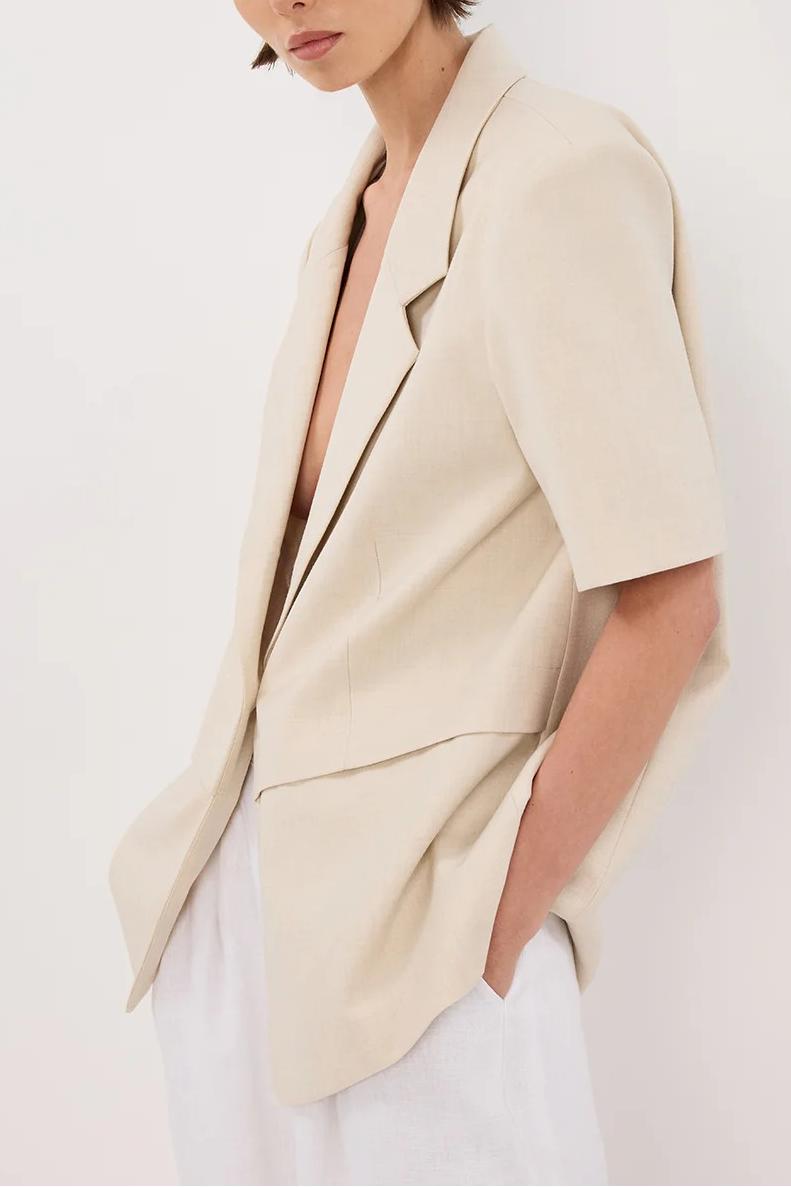 SAND SHORT SLEEVE BLAZER