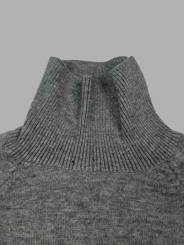 Casual High Neck Long Sleeve Relaxed Fit Easy Fit Sweater