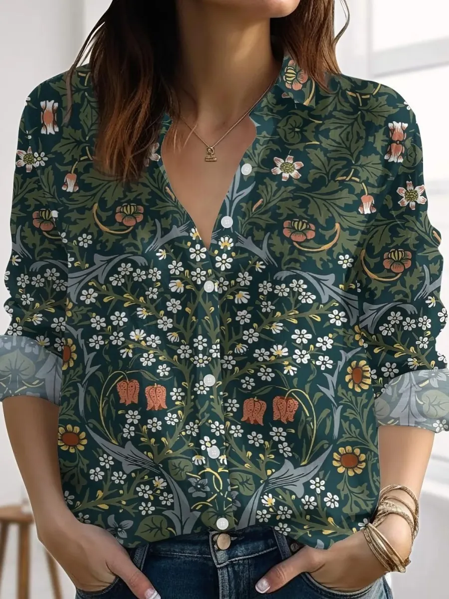 Vintage Floral Shirt