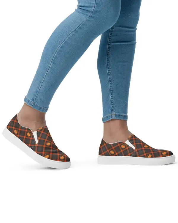 Cozy Plaid Slip On Shoes
