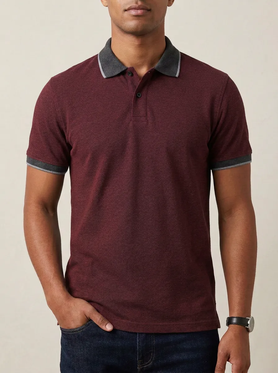 Men's Casual A2 Graphic Printed Polo Shirt