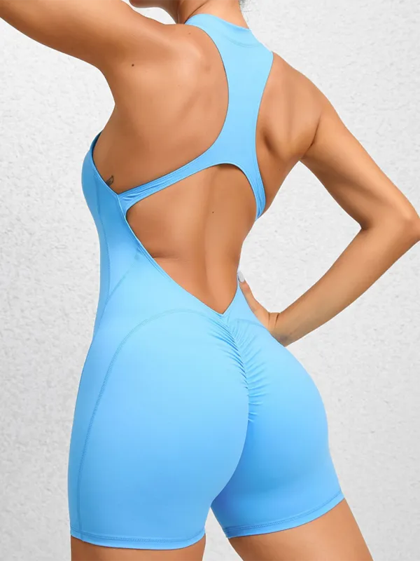 Tight Zippered Sports Yoga Peach Hips Pants